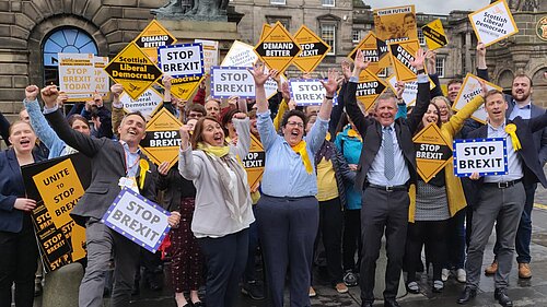 Lib Dems winning here