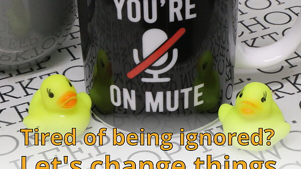 You're on mute